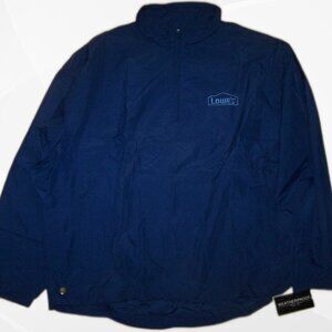 Lowe's Weatherproof Nylon 1/3 Zip Large Wind Jacket w/Bonus Lowe's Nascar Hat